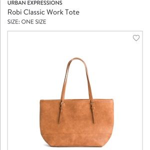 Urban Expressions Robi Classic Work Tote